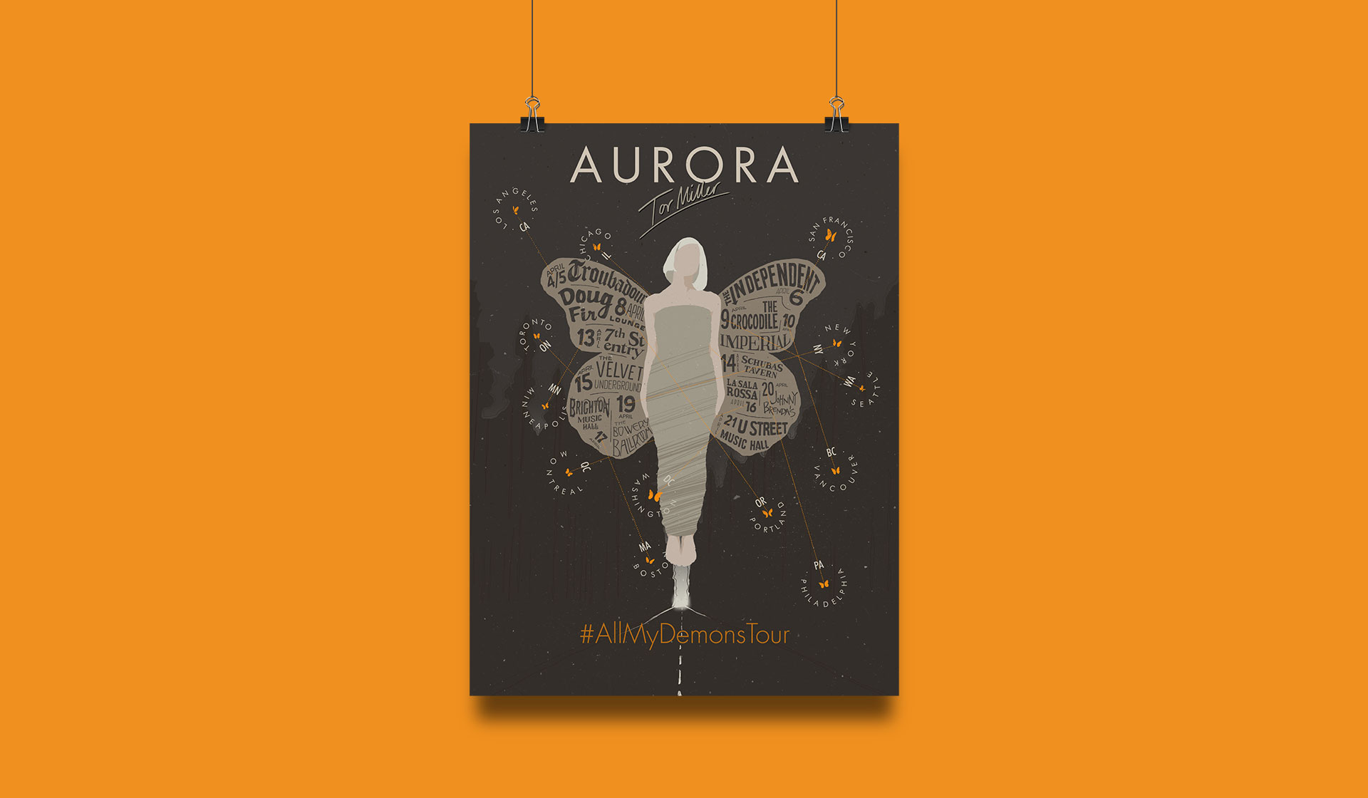 cartel gira Aurora